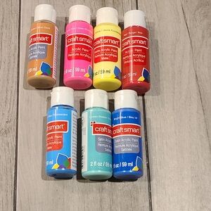 🍕Acrylic paint bundle🧋 💫 🎠☃️🦋🐯🐠🍬🍿